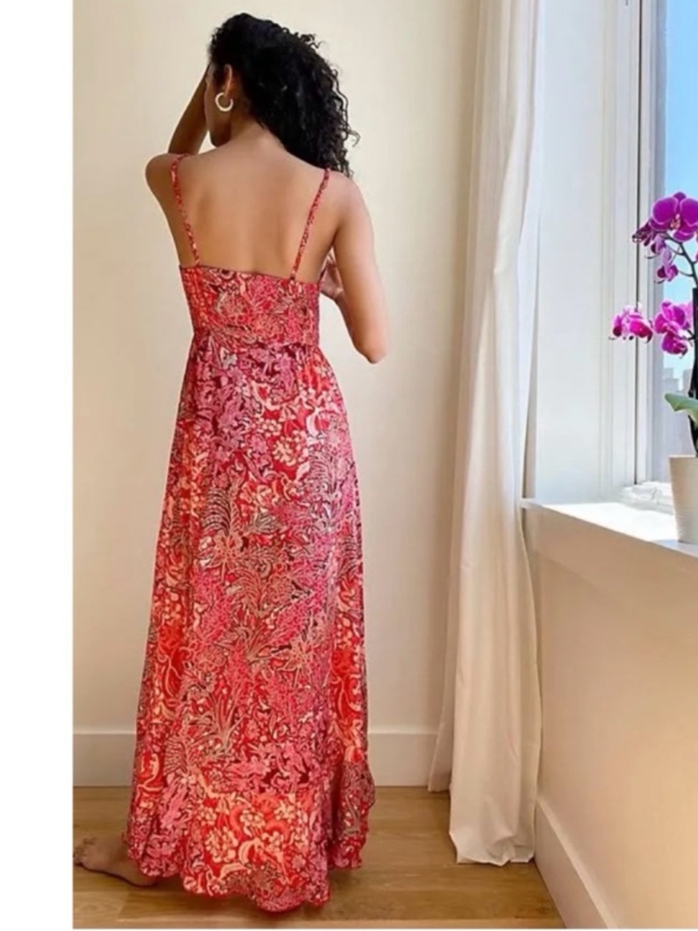 NWOT Free People Intimately Revolve S/P Forever Yours Smocked Slip Maxi Dress - Picture 2 of 15